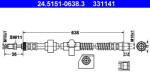 ATE Furtun Frana 24.5151-0638.3 Citroën C5 Iii/C6 Peugeot 407/508/508 I/508 Sw I