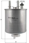 MAHLE Filtru Combustibil Kl834 Renault Kangoo/Kangoo / Grand Kangoo Ii/Laguna/Latitude