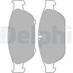 DELPHI Set Placute Frana, Frana Disc Lp2238 Audi A6 C7/A7/A8 D4