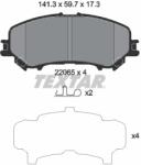 TEXTAR Set Placute Frana, Frana Disc 2206503 Nissan Qashqai Ii/X-Trail Iii