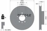 TEXTAR Disc Frana 92121505 Porsche Cayenne Vw Touareg (92121505)