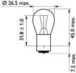 Philips Bec, Semnalizator 13498Cp Daf 45/55/65/65 Cf/75/75 Cf/85/85 Cf/95/95 Xf/Cf/Cf 65