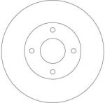 TRW Disc Frana Df4169 Nissan 180Sx/200Sx/Almera I/Almera Ii/Bluebird/Primera (DF4169)