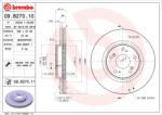 BREMBO Disc Frana 09. B270.11 Honda Accord Viii