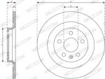 FERODO Disc Frana Ddf3088C Volvo Xc40