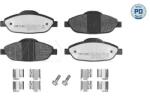MEYLE Set Placute Frana, Frana Disc Punte Fata 0252466017/Pd Peugeot 3008 I/308/308 I