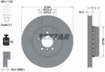 TEXTAR Disc Frana 92141825 Bmw 5/6