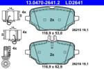 ATE Set Placute Frana, Frana Disc 13.0470-2641.2 Mercedes-Benz Gle (13.0470-2641.2)