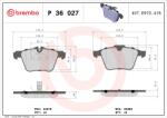BREMBO Set Placute Frana, Frana Disc P36027 Jaguar S-Type Ii/Xf I/Xf Sportbrake/Xj/Xk Ii
