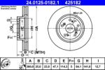 ATE Disc Frana 24.0125-0182.1 Honda Civic Viii/Cr-V Ii