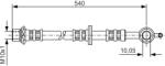 Bosch Furtun Frana 1987476834 Toyota Yaris