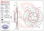 BREMBO Disc Frana 09. D175.31 Bmw 1/2 Gran (09.D175.31)