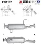 AS Filtru Funingine/Particule, Sist. De Esapament Fd1102 Mitsubishi Pajero/Pajero Iv (FD1102)