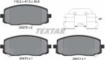 TEXTAR Set Placute Frana, Frana Disc 2427501 Dodge I 10 Hyundai I10 I/I10 Ii Inokom I10