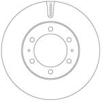 TRW Disc Frana Df7827S Toyota 4 Runner Iv/Fj Cruiser (DF7827S)