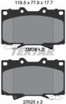 TEXTAR Set Placute Frana, Frana Disc 2352402 Lexus Lx Toyota Land Cruiser