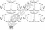 BRECK Set Placute Frana, Frana Disc 256830070110 Audi A1/A1 Allstreet/A1 City Carver/Q3 (256830070110)