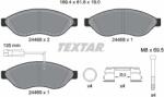 TEXTAR Set Placute Frana, Frana Disc 2446807 Fiat Ducato (2446807)