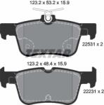 TEXTAR Set Placute Frana, Frana Disc 2253101 Ford Mondeo V Ford (Changan) Edge/Escape