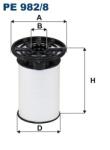 FILTRON Filtru Combustibil Pe982/8 Alfa Romeo Giulia Citroën Jumper Ii Fiat Ducato (PE982/8)