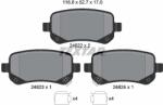 TEXTAR Set Placute Frana, Frana Disc 2482201 Chrysler Voyager V Dodge Grand Caravan (2482201)
