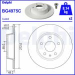 DELPHI Disc Frana Bg4975C Audi A1