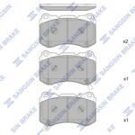 Hi-Q Set Placute Frana, Frana Disc Sp4349 Alfa Romeo 159/166/Brera/Spider Cadillac Ats
