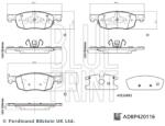 BLUE PRINT Set Placute Frana, Frana Disc Punte Fata Adbp420116 Mazda 2 Toyota Aygo X/Yaris (ADBP420116)