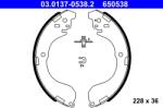 ATE Set Saboti Frana 03.0137-0538.2 Nissan Juke/Tiida