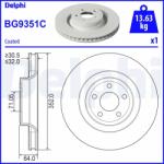 DELPHI Disc Frana Bg9351C Ford Usa Mustang (BG9351C)