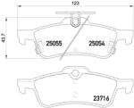 BREMBO Set Placute Frana, Frana Disc P28070 Honda Civic Ix (P28070)