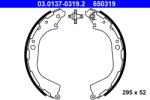 ATE Set Saboti Frana 03.0137-0319.2 Nissan Navara/Pathfinder Ii/Pick Up
