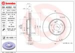 BREMBO Disc Frana 09. A350.11 Honda Accord Vi/Accord Vii