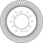 TRW Disc Frana Df4484 Baw Yusheng 007 / Bw 007 Landwind (Jmc) X5/X8 Lexus Gx
