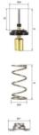 MAHLE Termostat, Lichid Racire Tx25782D Aston Martin Cygnet Subaru Trezia Toyota Auris (TX25782D)