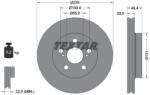 TEXTAR Disc Frana 92301703 Toyota Prius/Prius Phv