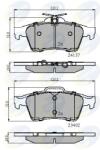 COMLINE Set Placute Frana, Frana Disc Cbp01599 Cadillac Bls Citroën C5 Iii Ford C-Max (CBP01599)