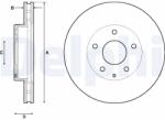 DELPHI Disc Frana Bg4712C Mazda 3/Cx-3