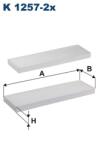 FILTRON Filtru, Aer Habitaclu K1257-2X Hyundai I20 I/I20 Ii