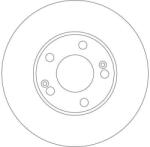TRW Disc Frana Df4291 Hyundai Galloper I/Highway/Santa Fé I/Trajet