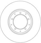 TRW Disc Frana Df6905 Land Rover Defender/Defender Pick Up