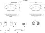 BREMBO Set Placute Frana, Frana Disc P48004 Maserati Ghibli Iii/Quattroporte Vi (P48004)