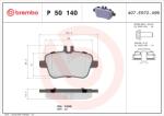 BREMBO Set Placute Frana, Frana Disc P50140 Infiniti Q30/Qx30 Mercedes-Benz A-Class/Cla (P50140)