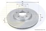 COMLINE Disc Frana Adc1153V Chevrolet Cruze/Orlando/Volt Opel Ampera/Astra J/Astra J Gtc (ADC1153V)