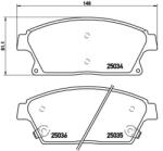 BREMBO Set Placute Frana, Frana Disc P59077 Buick Encore/Verano Buick (Sgm) Encore (P59077)
