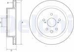DELPHI Disc Frana Bg4962C Lexus Gs/Rc