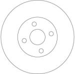 TRW Disc Frana Df4366 Toyota Corolla/Corolla Verso/Matrix Toyota (Faw) Corolla