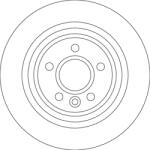 TRW Disc Frana Df4766 Ford Focus Ii/Galaxy Ii/Kuga I/Mondeo Iv/S-Max