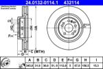 ATE Disc Frana 24.0132-0114.1 Mercedes-Benz M-Class (24.0132-0114.1)