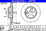 ATE Disc Frana 24.0125-0110.1 Mercedes-Benz C-Class/C-Class T-Model/Clc-Class/Clk